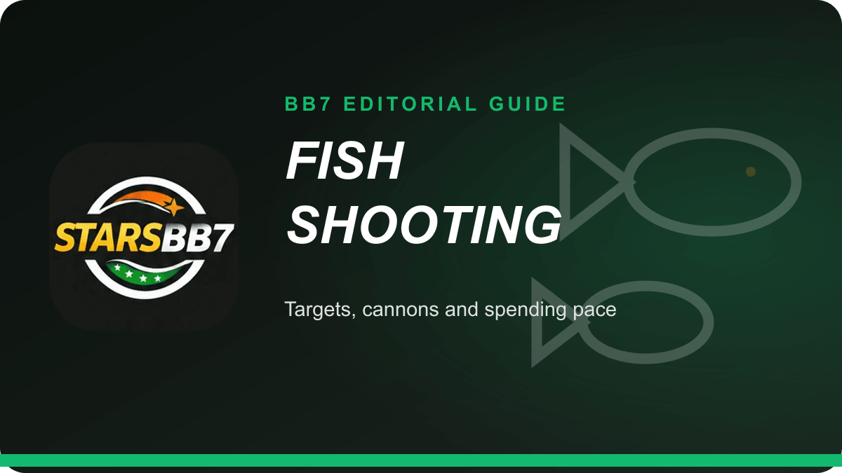 BB7 fish shooting guide with fish and target symbols